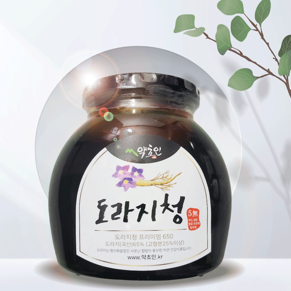 약초인 도라지청 650g 약도라지청 : 약제천궁