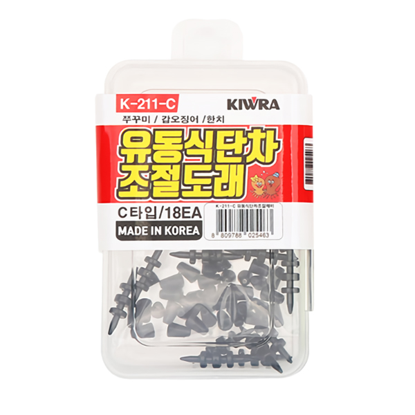 키우라 K-211 유동식 단차 조절도래 C TYPE 바다 루어 낚시 채비 피싱그룹 만어 낚시 : 주식회사 만어