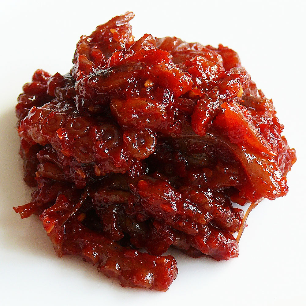 씨오푸드 삼채유황채 낙지젓 1kg /맛있는 저염 양념젓갈 : 에코스토리