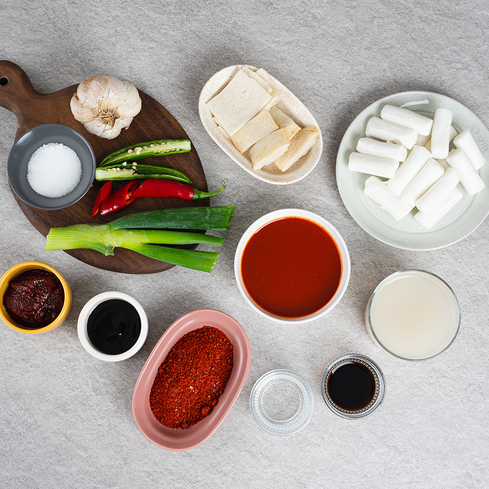 식혜 떡볶이 밀키트 1, 2인분 유기농떡 수제식혜 부산어묵 600g : 우먼키친