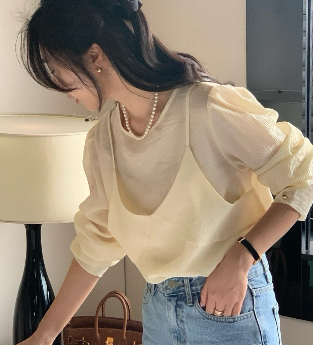 [소량세일중] 런던레이스 안나 블라우스 2color : 메종드엘