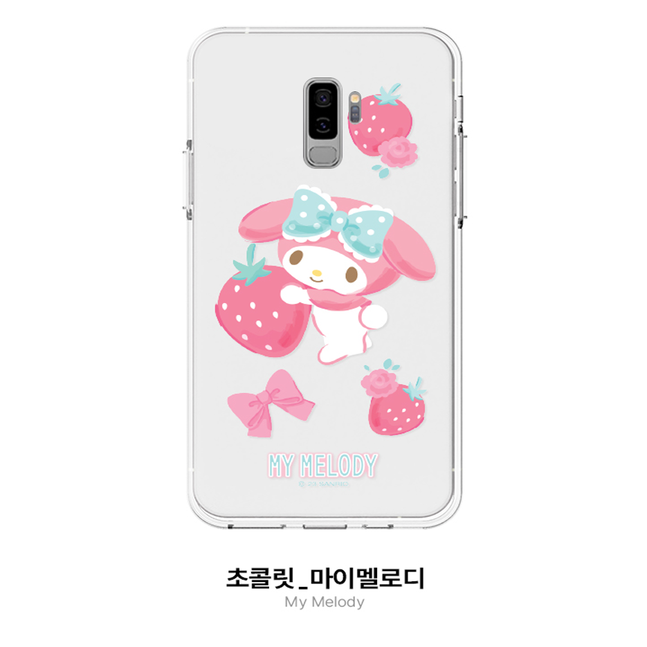 갤럭시S9플러스마이멜로디 산리오 정품 폰케이스 귀여운캐릭터 이모티콘 커플케이스 : 젠틀맨케이스샵