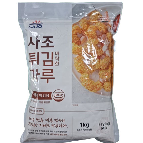 [10입 배송부과] 사조 맥선 바삭한 튀김가루 1kg 동아원 프리믹스 튀김 : 다솜식자재 온라인몰