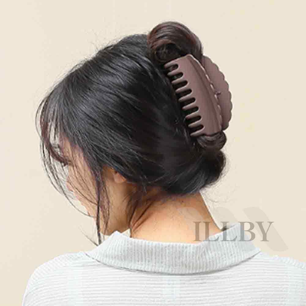 일비 웨이브 헤어집게핀 코코아 머리집게핀 : 일비스마트