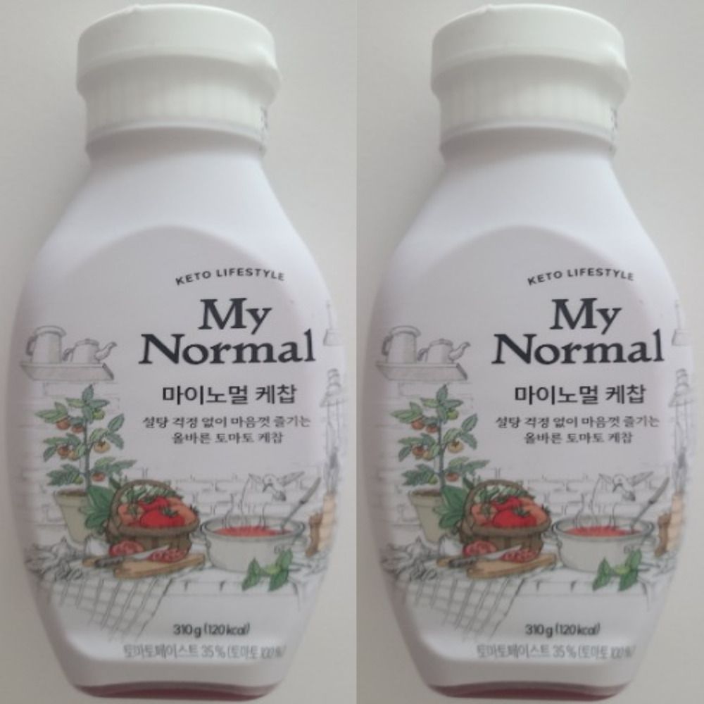 동방푸드마스타 마이노멀 저칼로리 토마토케찹 310g x 2개 : 리빙어센틱