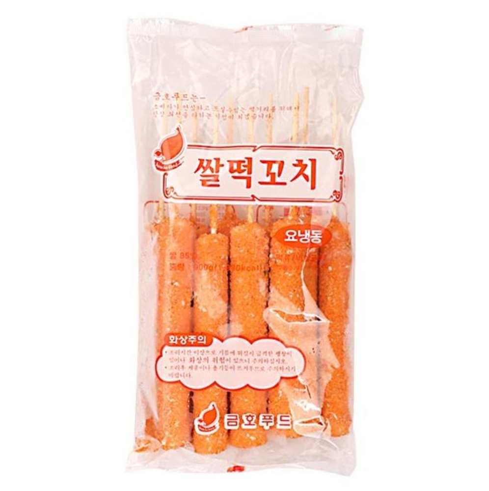 쌀떡꼬지 냉동 간편조리식품 금호 900G 튀김류 : 서치플레이스A