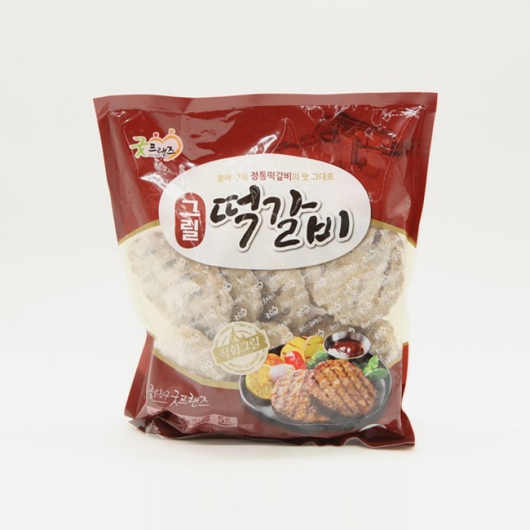 굿프랜즈 그릴떡갈비 냉동 1kg : 스마트앤밸류