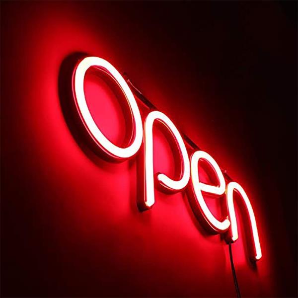 OPEN 간판 LED SIGN 오픈 클로즈 OPEN&amp;amp;CLOSED시간 첨부 점멸 설정가능 카페 다방 레스토랑 바 : 사당엠알오