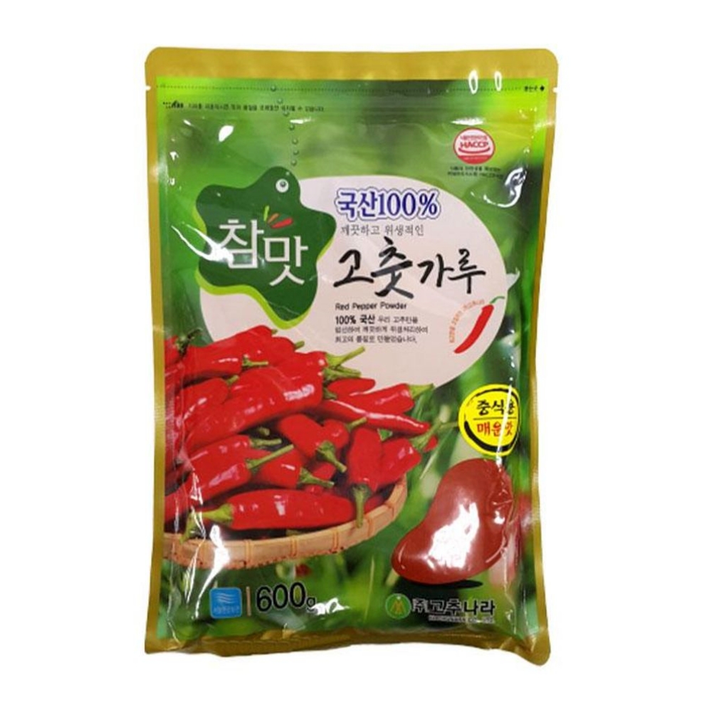 청결 참맛 고춧가루 청양중식 고추나라 600G : 서치플레이스
