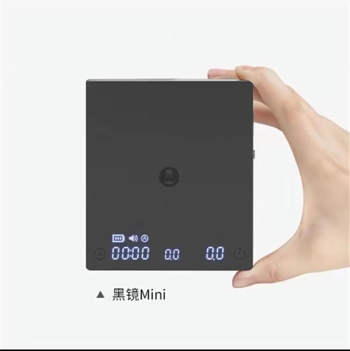 정밀저울 주방 저울 디지털 계량 전자 베이킹 블랙 미러 미니 커피 체중계 스마트 에스프레 : 하나COMMERCIAL