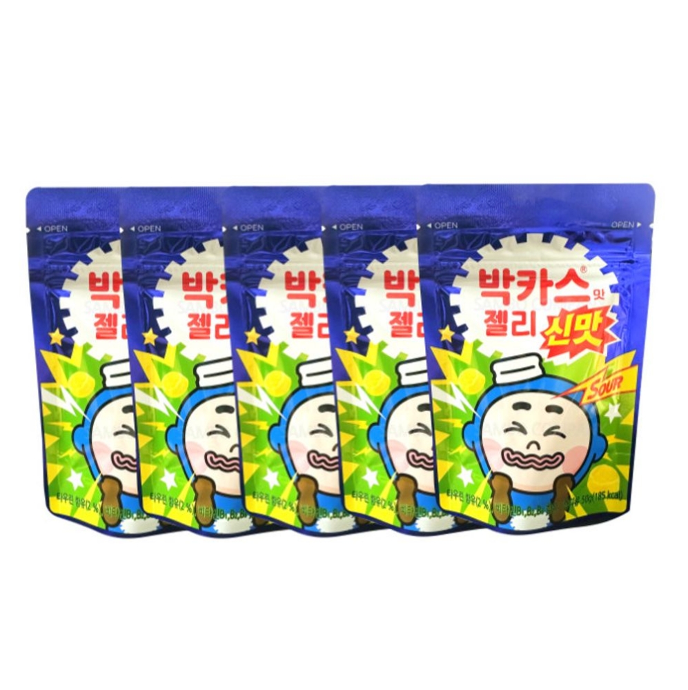 박카스 박카스젤리 박카스신맛젤리 5개 신젤리 신맛젤리 : 서치플레이스A