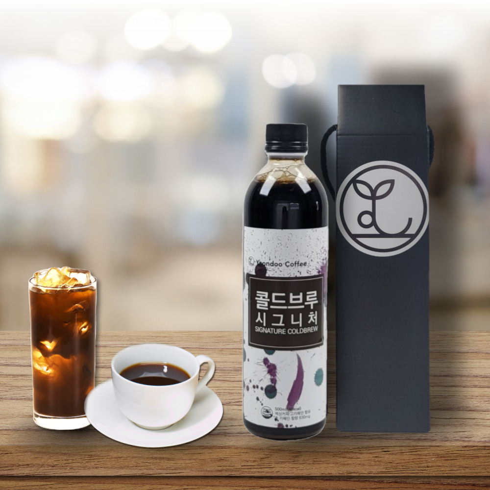 콜드브루 원액 더치커피 답례품 커피선물 500ml : 삼청동 연두커피