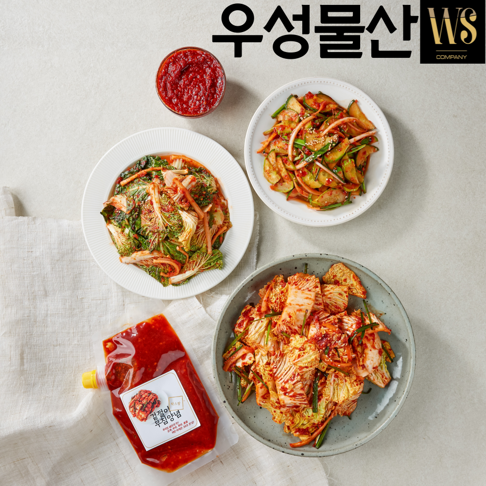 [맛보장 품질보장] 겉절이 김치 양념 겉절이소스 겉절이 양념 2kg : 우성물산