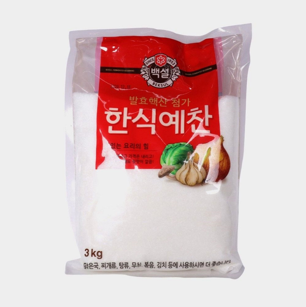 수입식재료 수입 그로서리 감칠맛 도는 요리 백설 한식예찬 3kg 수입식품 : 서치플레이스
