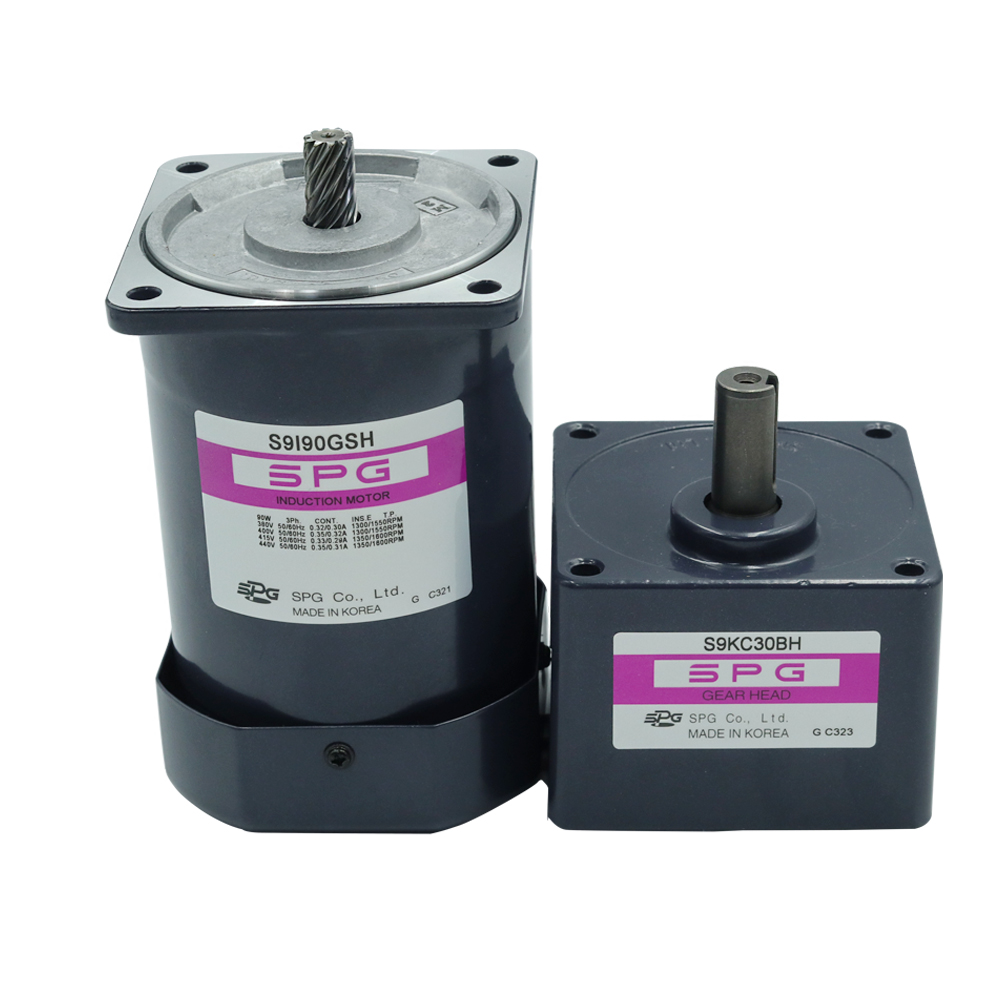 S9I90GSH SPG모터 삼상 380V AC모터 90각 90W : 현대체인
