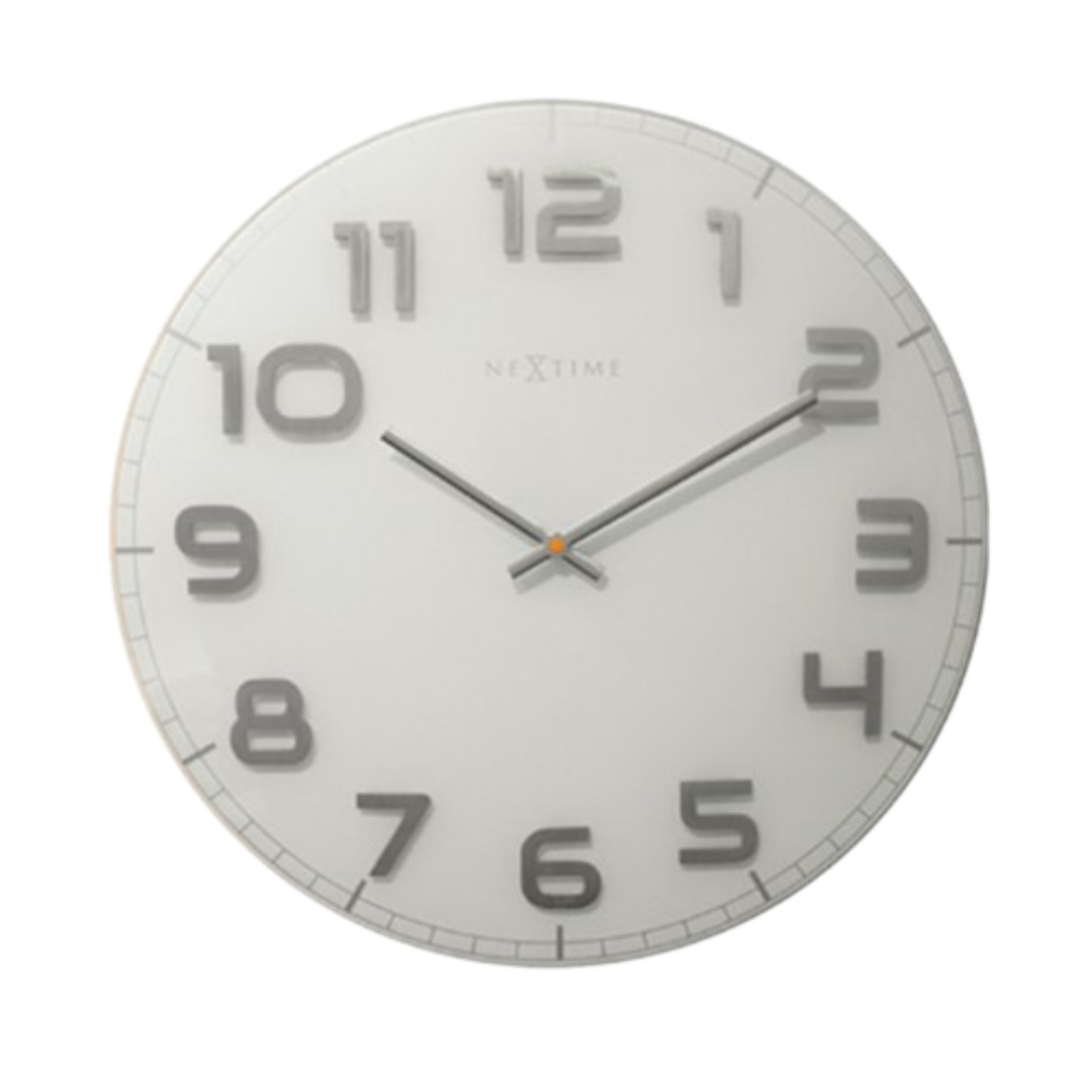 포커시스 Nextime 넥스타임 클래식 라지 무소음 벽시계 NEX-3105WI : 쇼핑카이