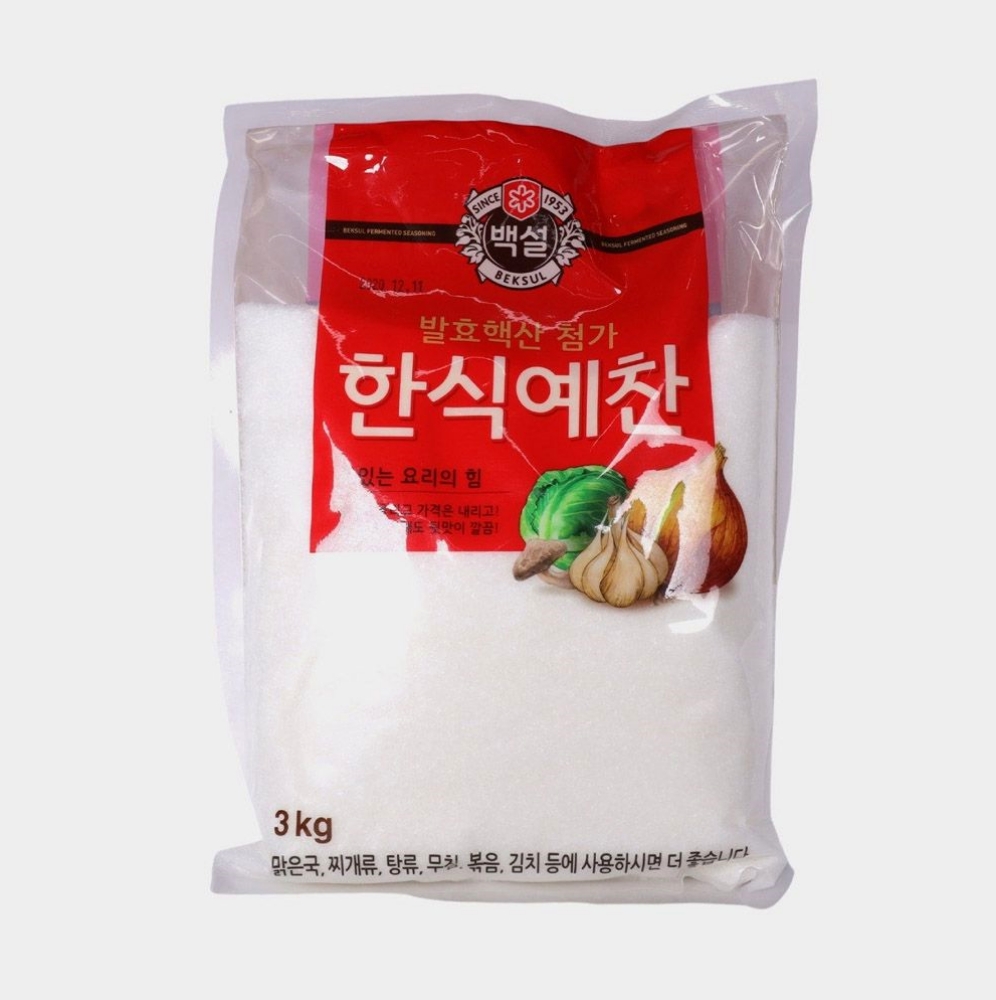수입식재료 수입 그로서리 감칠맛 도는 요리 백설 한식예찬 3kg 수입식품 : 서치플레이스