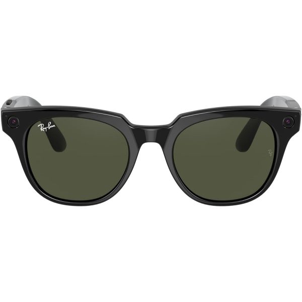 Ray-Ban 레이밴 Stories Meteor Square 스마트 안경 사진 선글라스(비디오 오디오 기능 포함) : 다왕직구