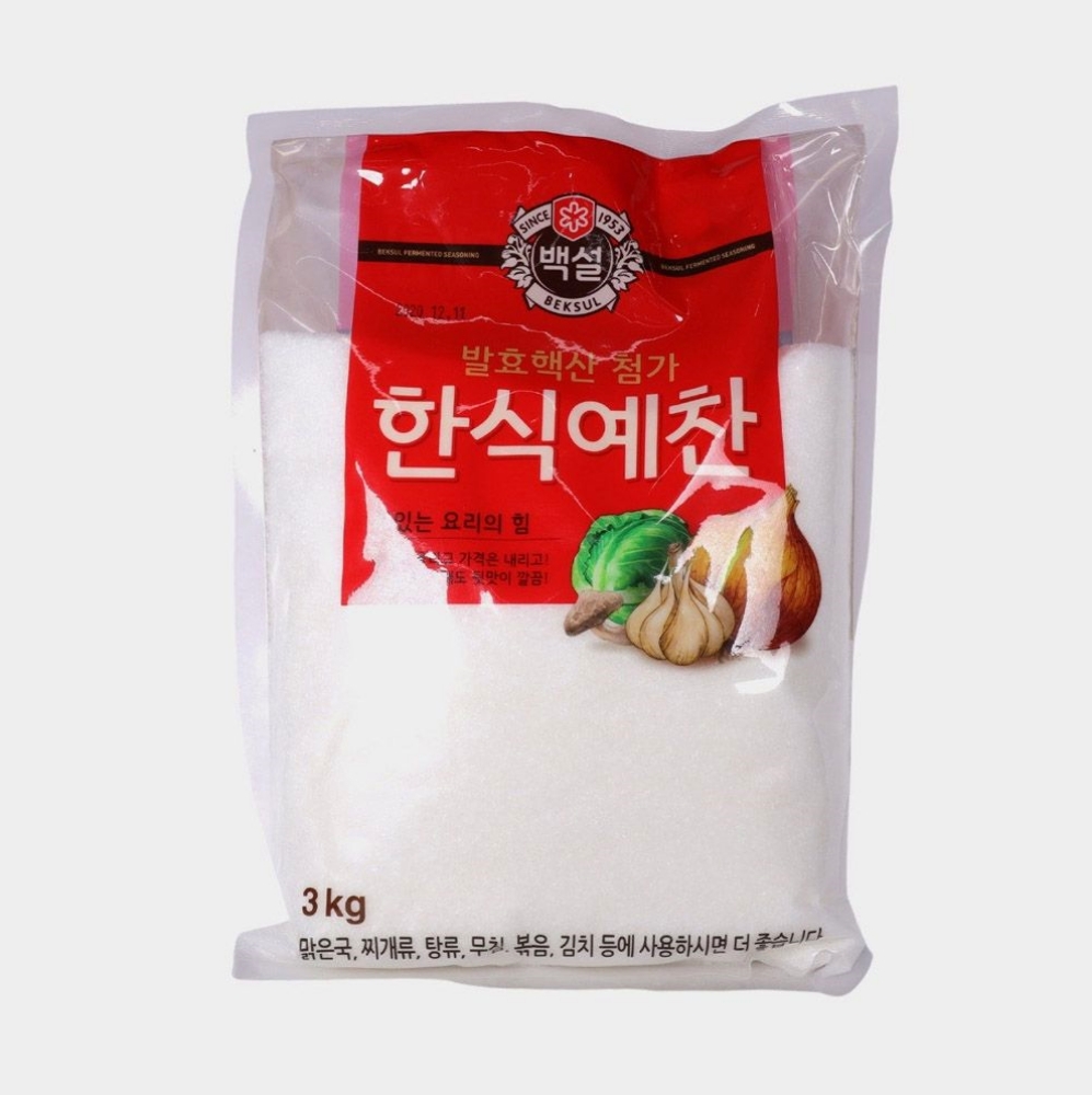 수입식재료 수입 그로서리 감칠맛 도는 요리 백설 한식예찬 3kg 수입식품 : 서치플레이스