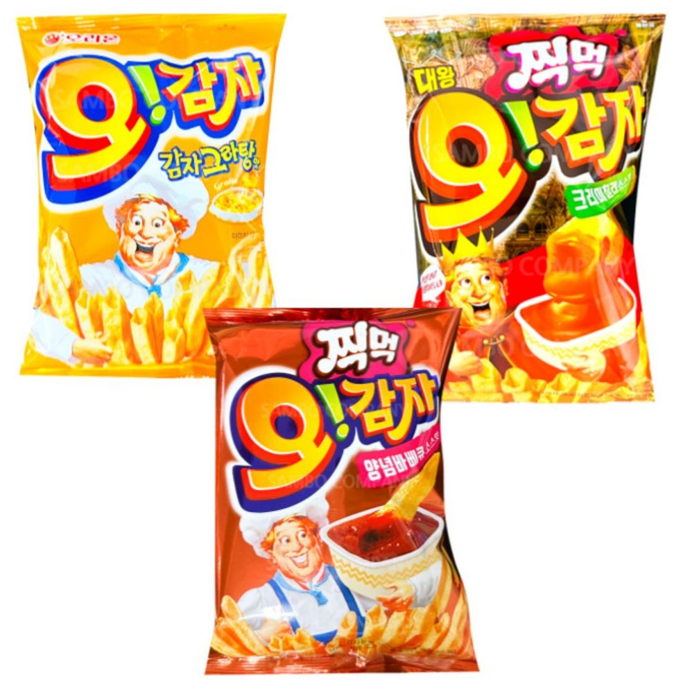 오감자 오감자감자그라탕 감자그라탕1개+칠리1개+양념바베큐1개 오감자3종세트 오감자찍먹 찍먹오감자 오감자칠리맛 : 서치플레이스A
