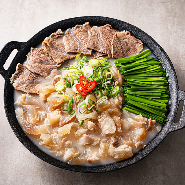 핵이득 마켓 스지폭탄전골 900g 캠핑 음식 캠핑요리 보양식 스지전골 밀키트 전각 스지 : 핵이득마켓