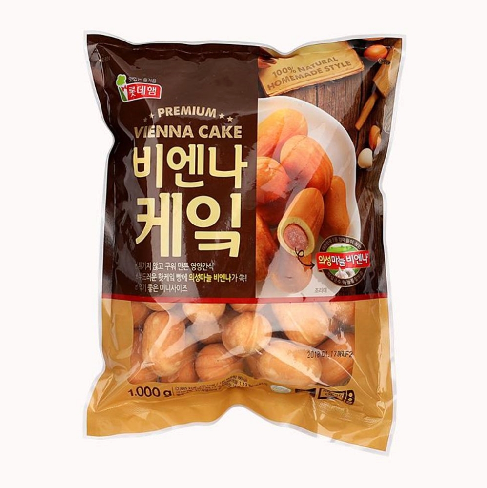 비엔나 소시지 축산가공식품 롯데햄 케익 1000G : 서치플레이스3