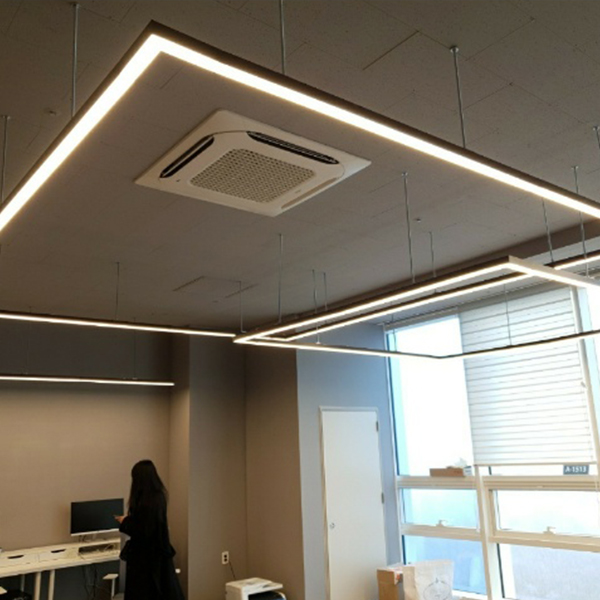 LED 시그마 라인조명 1500 60W 라인등 시스템 고효율 곡선 삼성칩 인테리어조명 : 감성LED