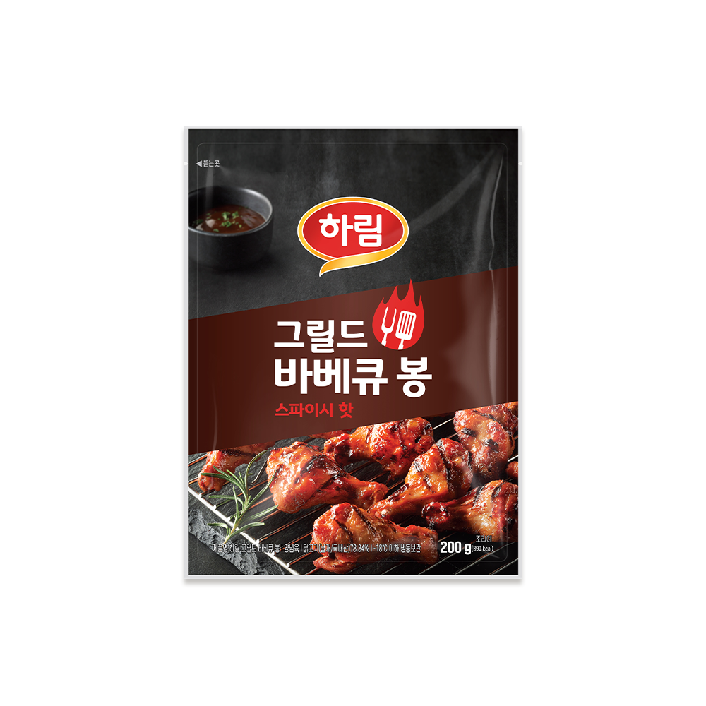(신선) 그릴드 바베큐 봉 200g : 주식회사 하림