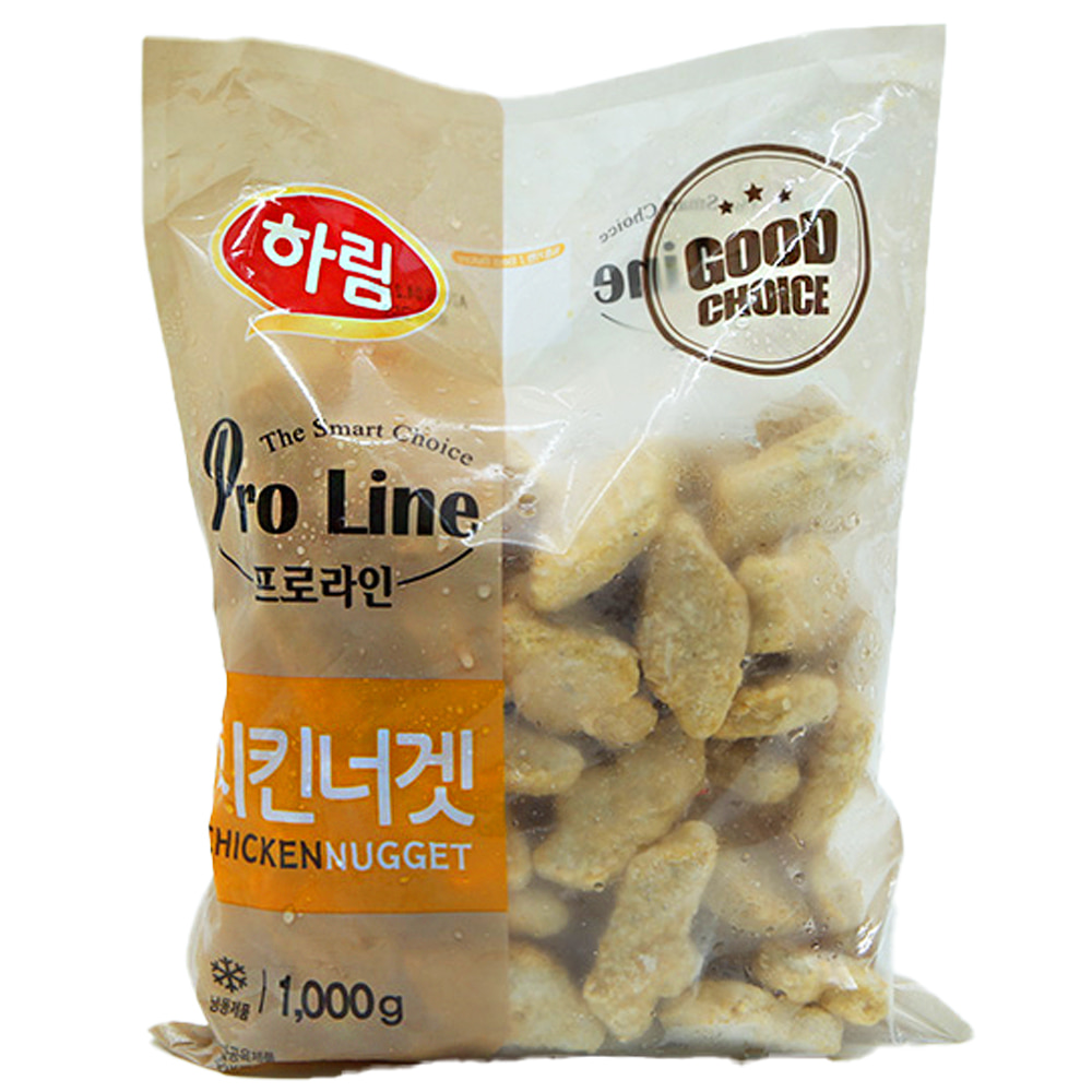 하림 프로 라인 모양 치킨 너겟 간식 반찬 냉동 1kg : 티나토리 스토어
