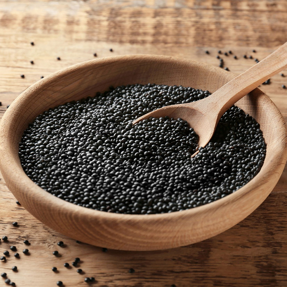 블랙렌틸콩 4kg (2kg+2kg) 2024년산 검정렌즈콩 슈퍼푸드 : 한끼농산잡곡