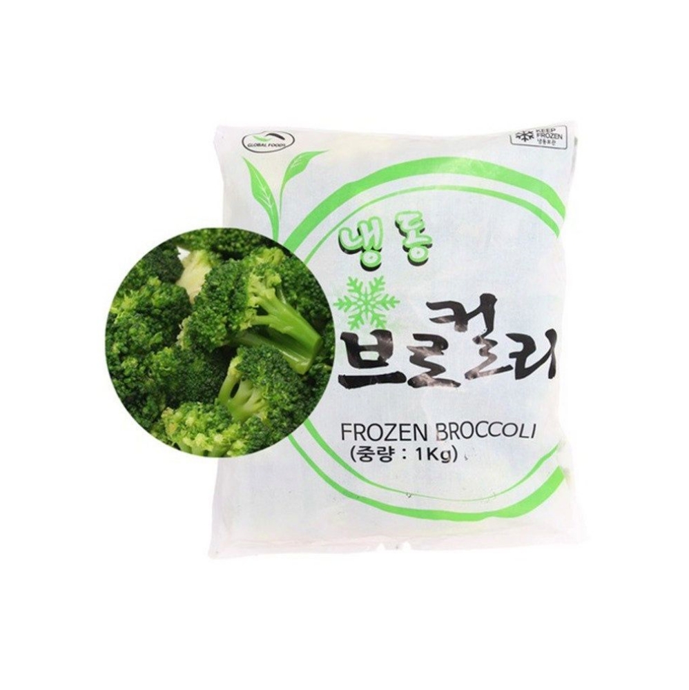 수입식품 수입 그로서리 신선한 자연 그대로 그린무역 냉동 브로콜리 1kg 수입식재료 : 서치플레이스2