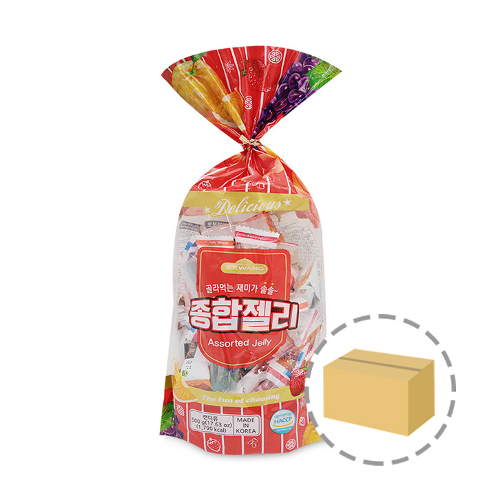 일광 종합젤리 500g 1BOX (10개입) : 담터다방