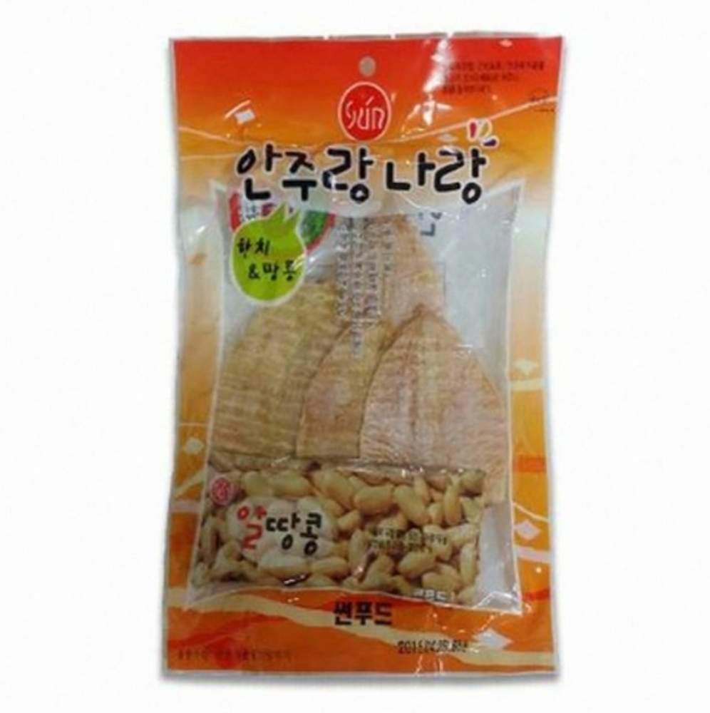 마른안주 견과류 한치 썬푸드 땅콩 55g 건어물 아몬드 : 서치플레이스1