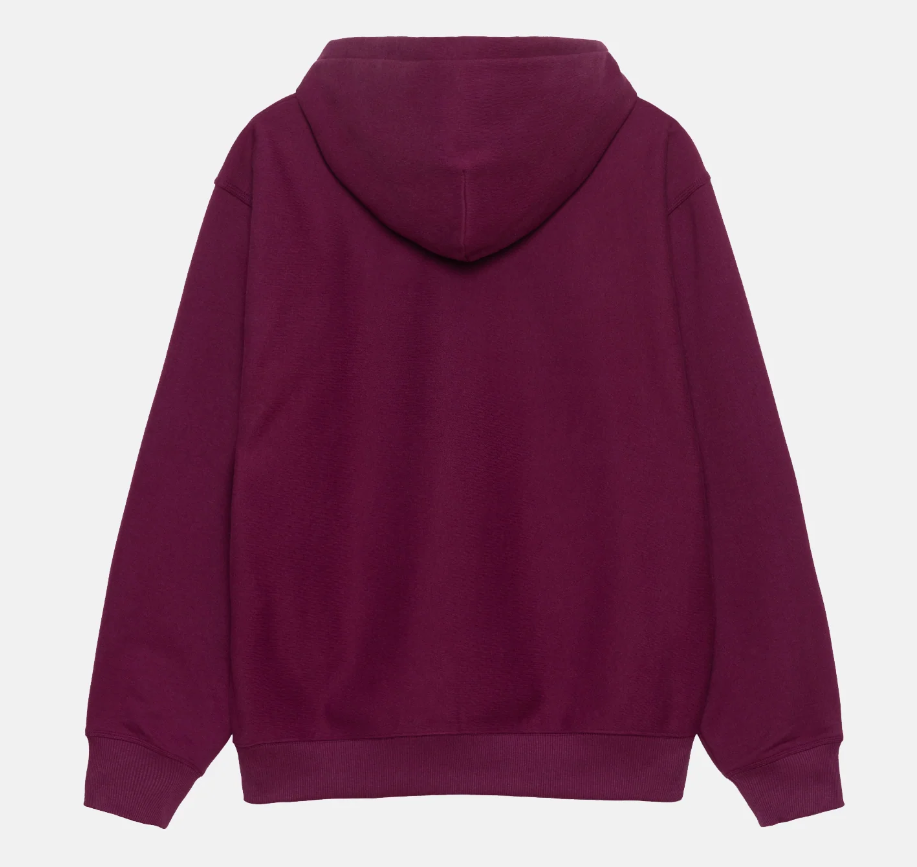 스투시 집업 공용 스톡 로고 집 후디 후드 블랙 네이비 버건디 올리브 stussy : 즘콩