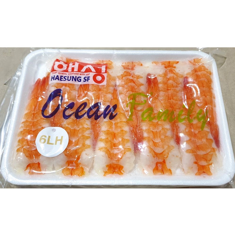 백새우 생새우 갑각류 건어물 해성에스에프 목초새우 6LH 180g 초밥 초밥용새우 : 서치플레이스1