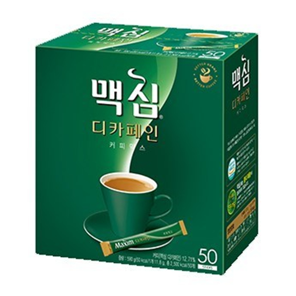 동서식품 맥심 디카페인 커피믹스 12g x 50개입(5개) : 다주네몰