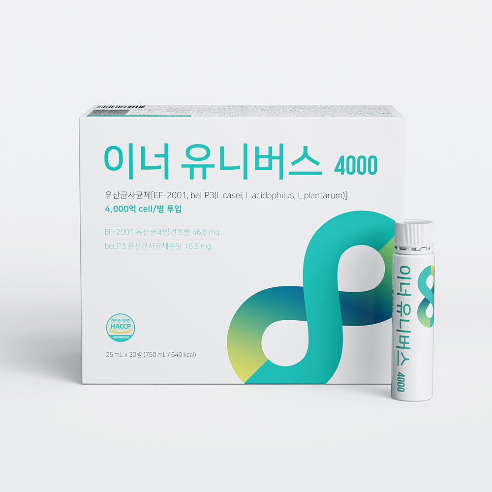 이너유니버스 4000 - 포스트바이오틱스 유산균 4천억 x 슈퍼푸드 10종 마이크로바이옴 : 유익한친구들
