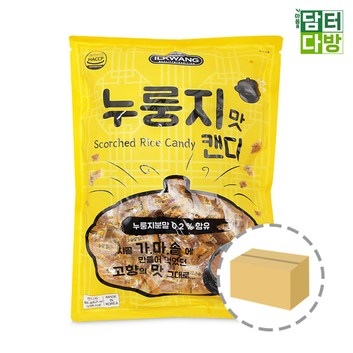 일광 누룽지맛 캔디 800g 1BOX (8개입) : 담터다방
