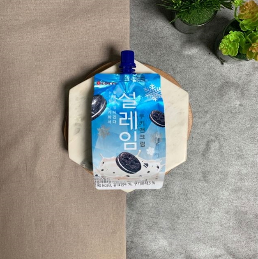 설레임쿠키앤크림 설레임 아이스크림도매 한번 드셔 쿠키앤크림 24개 롯데제과 아이스크림 : 서치플레이스2