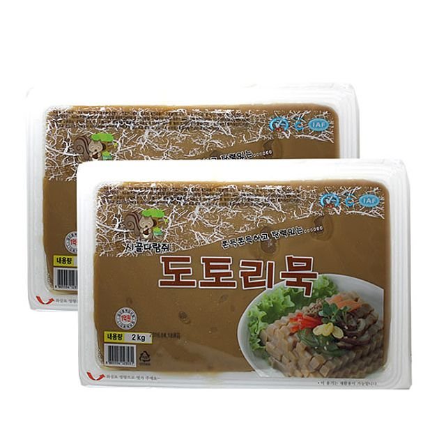 [박스판매] 시골다람쥐 도토리묵 2kg x 2 : 다솜식자재 온라인몰