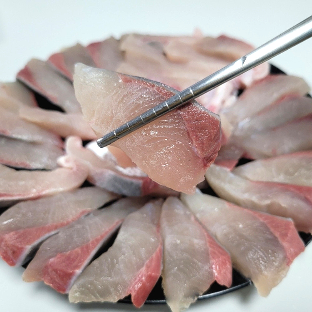 통영 방어 소방어 회 필렛 500g : 농부가어부바