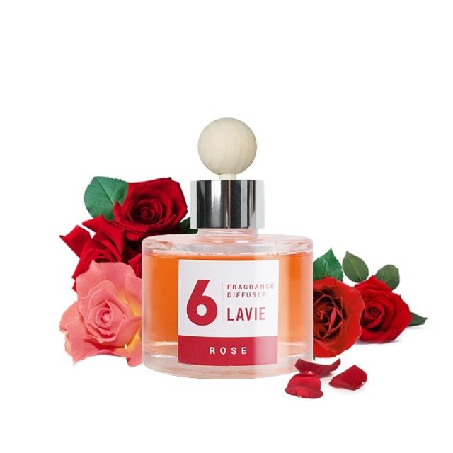 라비에 차량 방향제 디퓨저 50ml 로즈 결혼 선물 생일 차량용 실내디 퇴사 화장실 : 맛빵