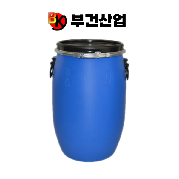 PE드럼 드럼통 60L 오픈타입 세척제품 : 부건산업 IBC탱크