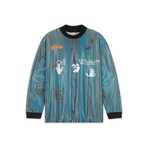 OFF-WHITE x 나이키 001 축구 유니폼 (아시아 사이즈) 블루 DN1701-411 : ERIN SEVENONE