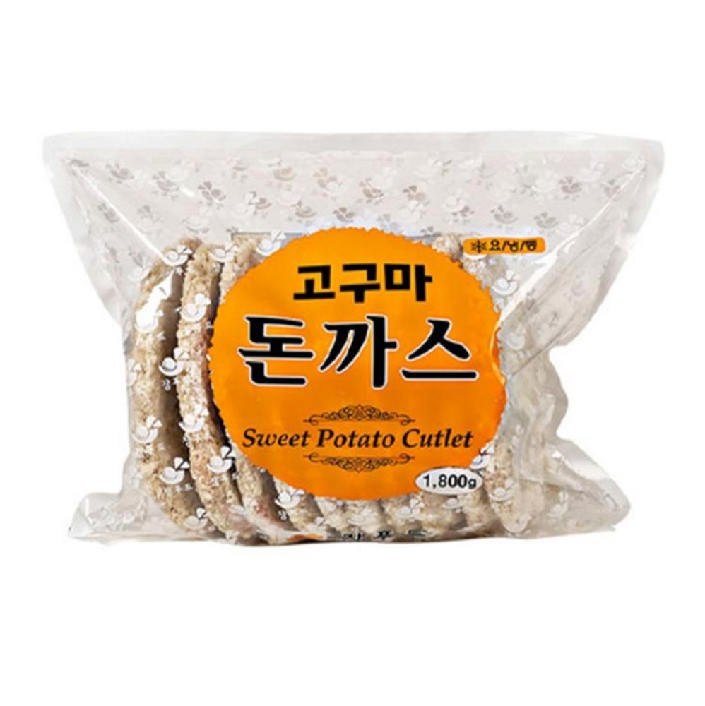 고구마 돈가스 축산가공식품 장푸드 돈까스 1.8KG : 서치플레이스B