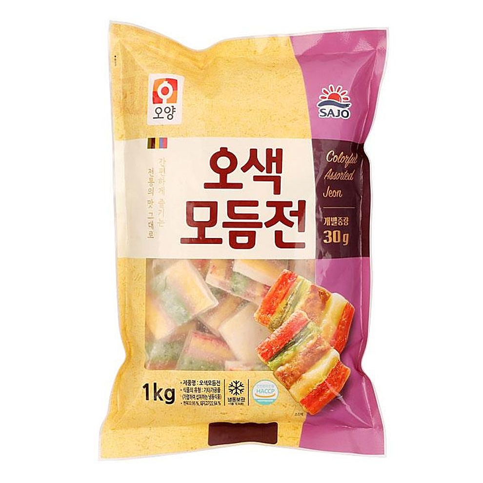 오색모듬전 간편조리식품 사조 1kg 튀김류 냉동 : 수앤서마켓B