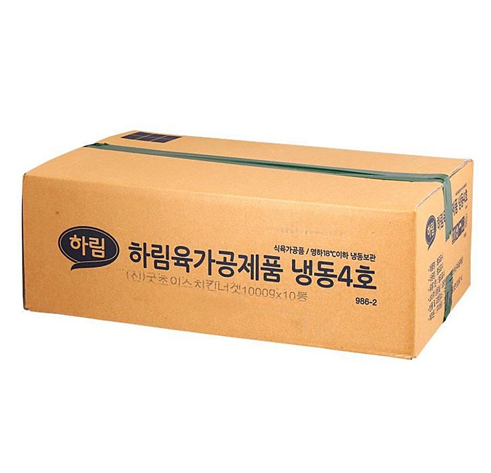 치킨너겟 축산 하림 1KG 1박스 10입 닭가공품 축산가공식품 : 수앤서마켓B