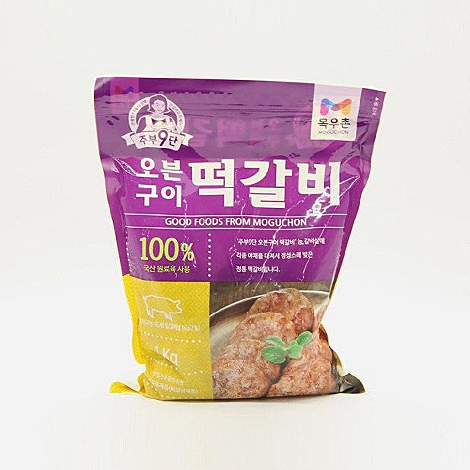 수입식자재 그로서리 냉동식품 주부9단 오븐구이떡갈비 1kg 수입식품 수입식재료 : 수앤서마켓B