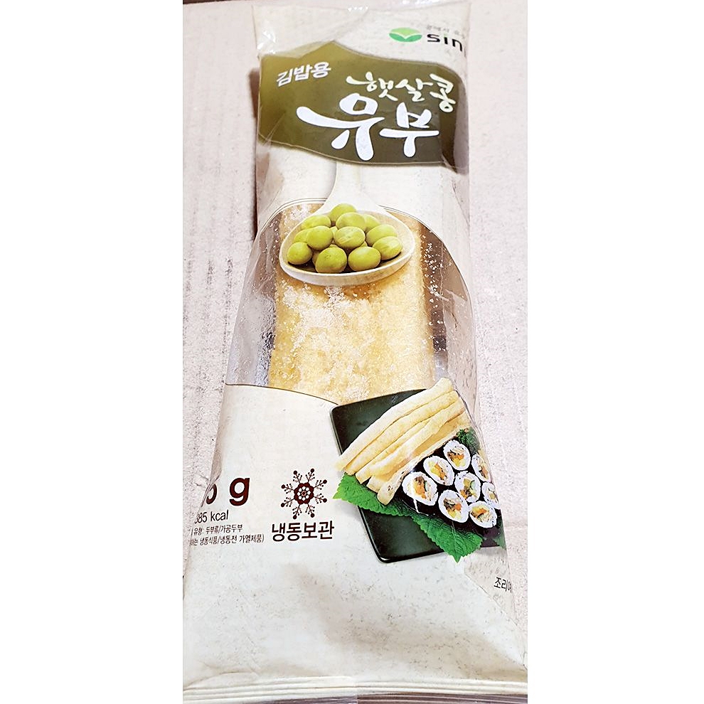 분식재료 두부 신미 김밥유부 21x6cm 115g 초밥유부 수산 : 수앤서마켓B