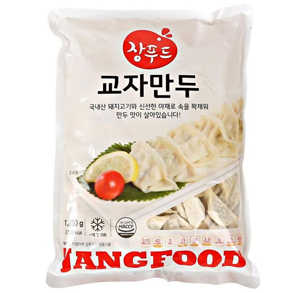 장푸드 냉동 사조 교자만두 1.25KG 만두 : 수앤서마켓B